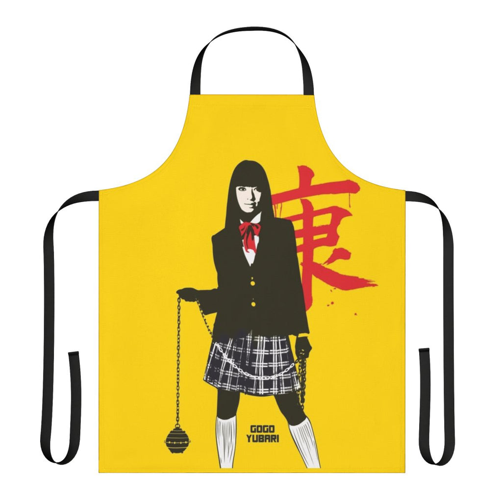 Apron featuring the iconic character Gogo Yubari from the film Kill Bill