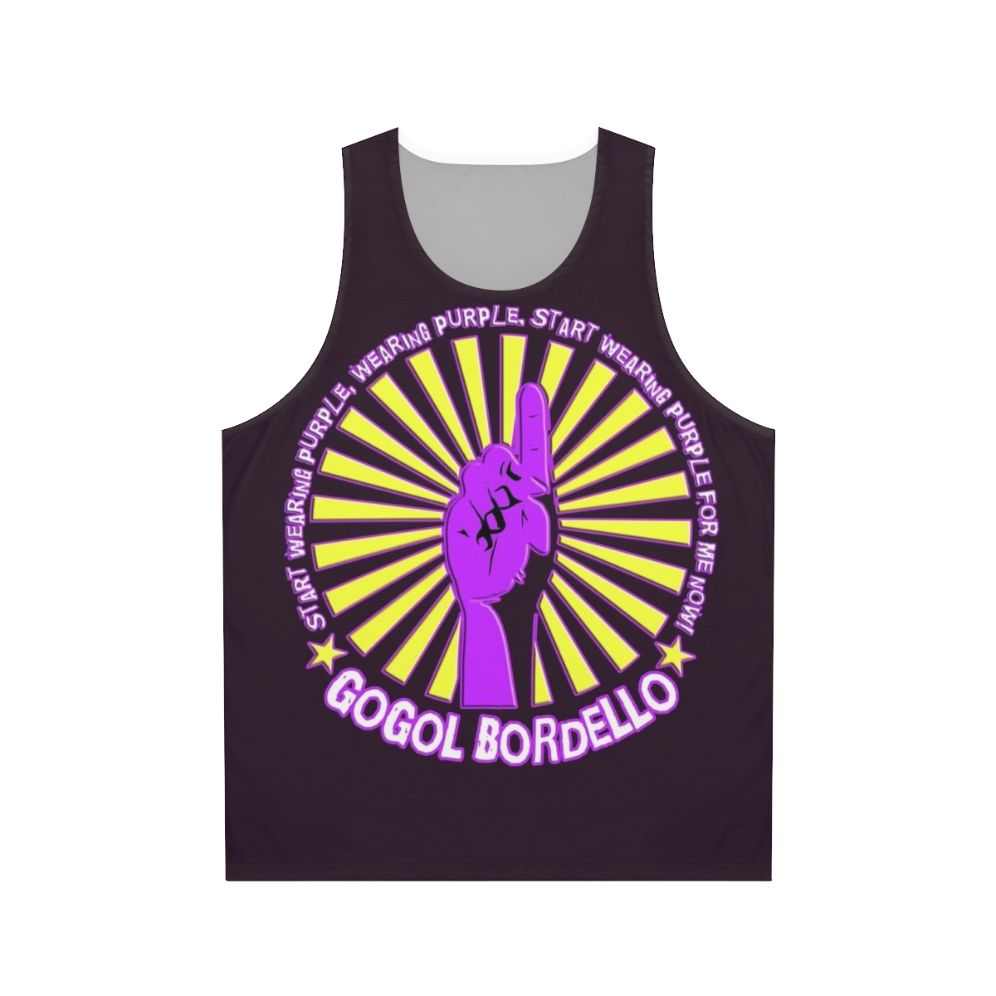 Gogol Bordello "Start Wearing Purple" Unisex Tank Top