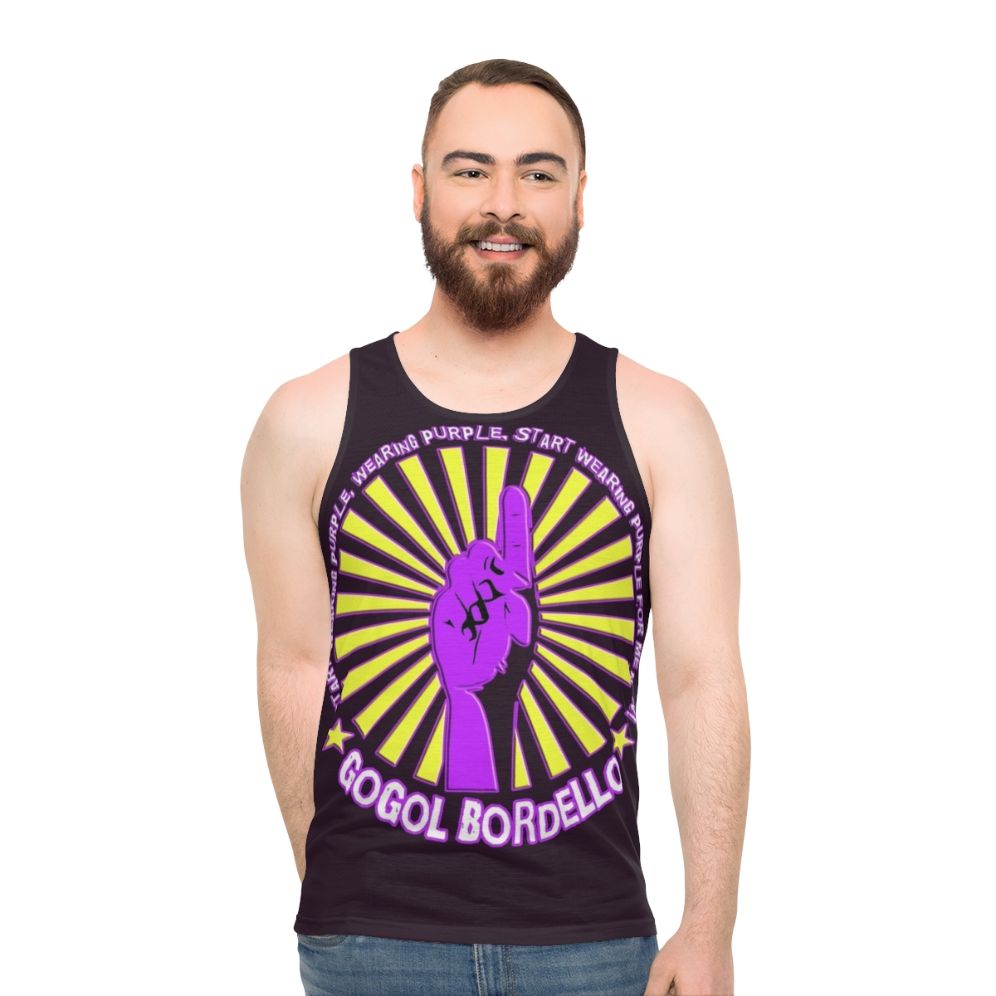 Gogol Bordello "Start Wearing Purple" Unisex Tank Top