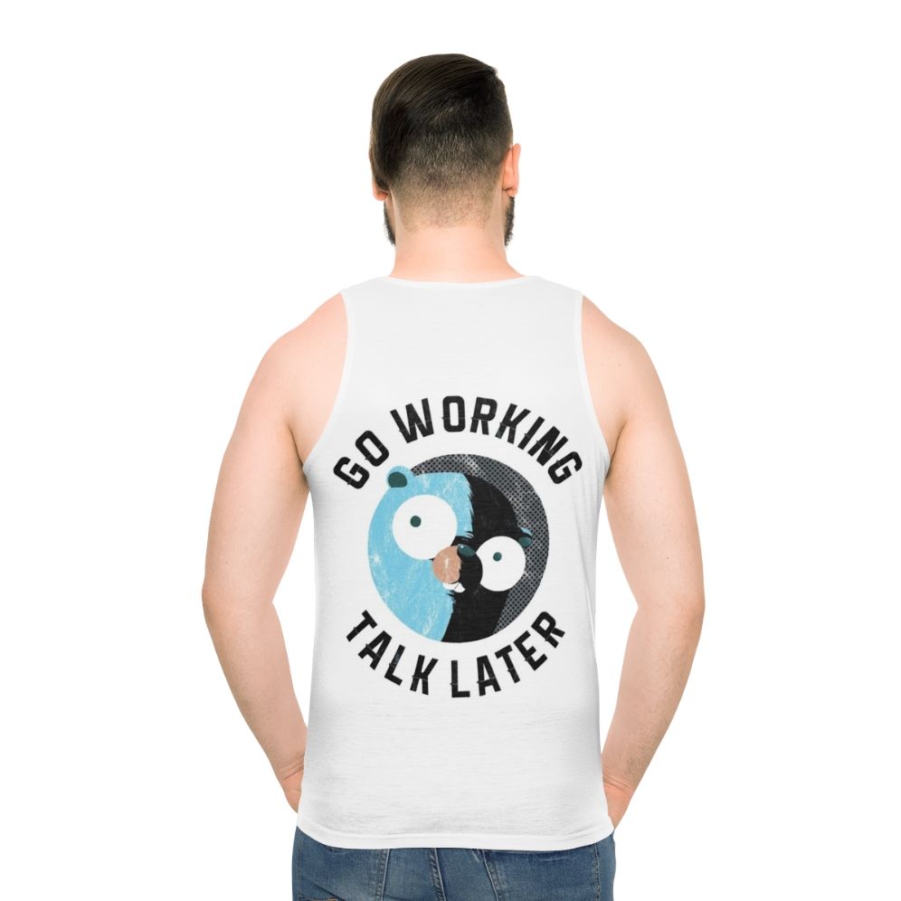 Golang Gopher Go Language Programming Unisex Tank Top