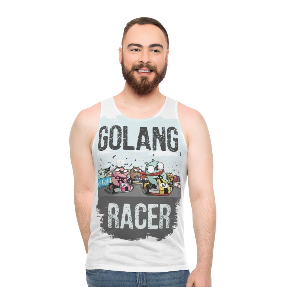 Golang Racer Unisex Tank Top