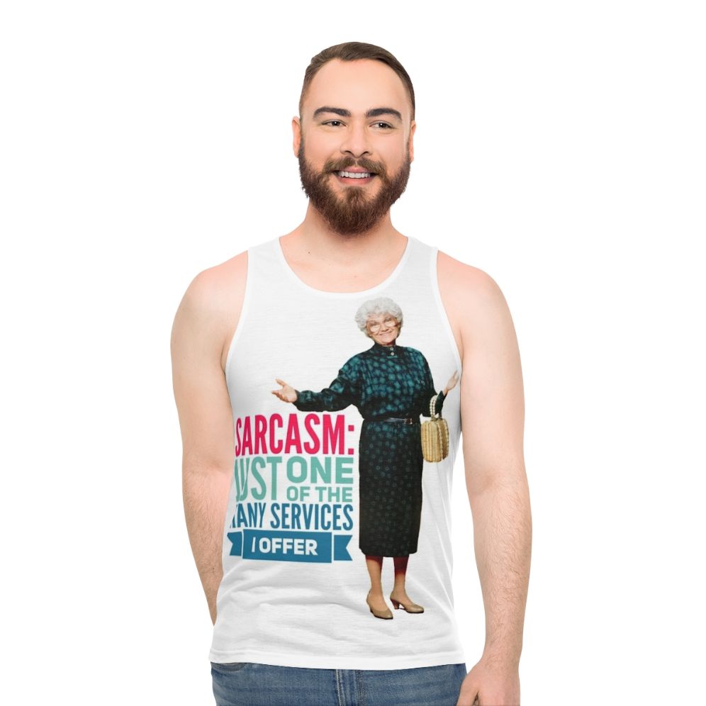 Golden Girls Sarcasm Unisex Tank Top