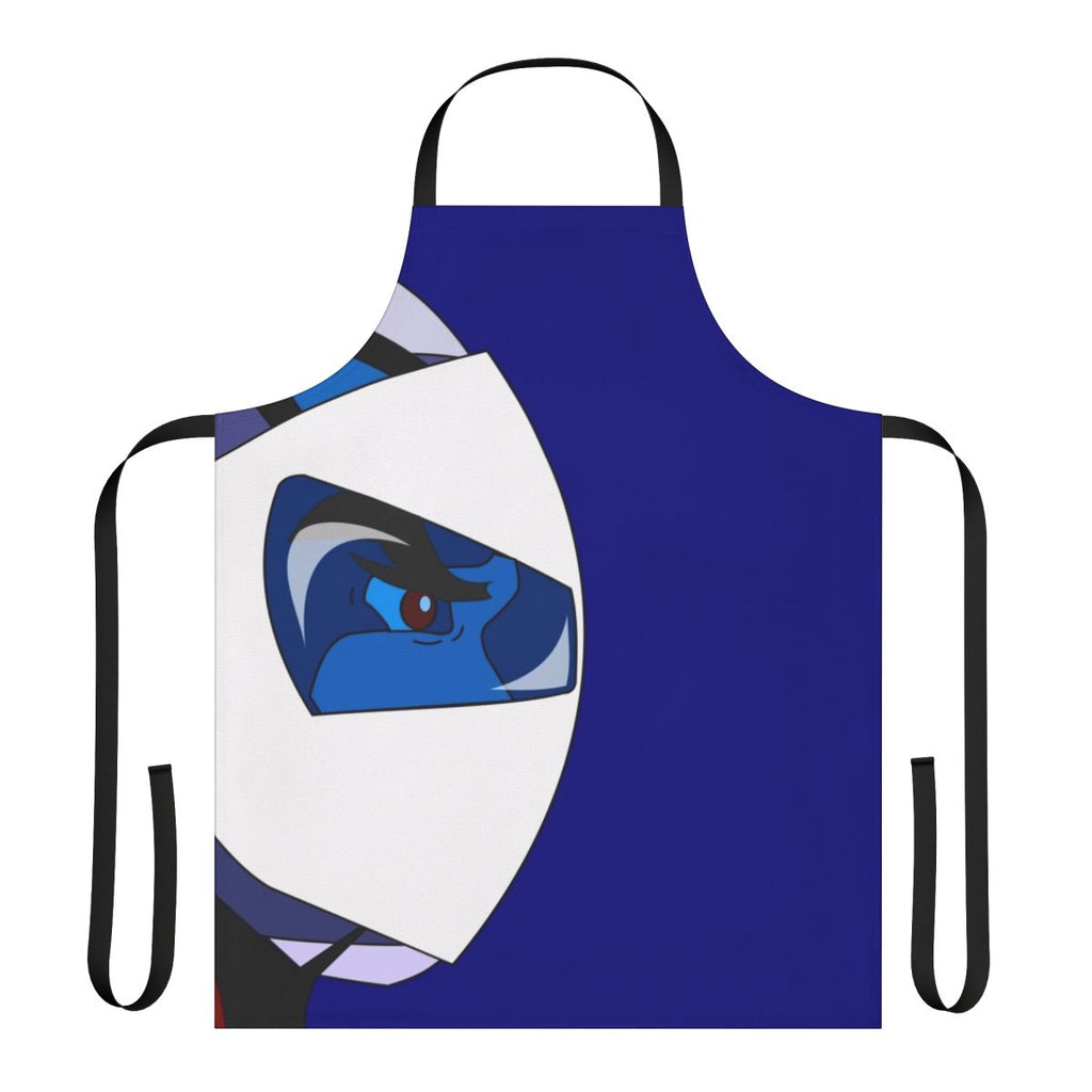 Goldorak inspired anime fan art design printed on a high-quality apron