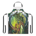 Golgari queen fantasy apron featuring Vraska, the Golgari Gorgon