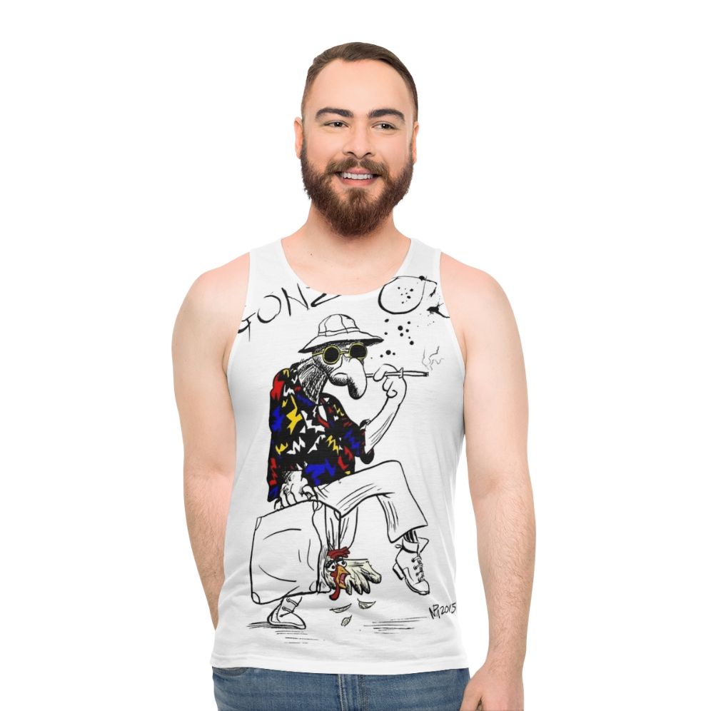 Gonzo 'Fear and Loathing in Las Vegas' unisex tank top