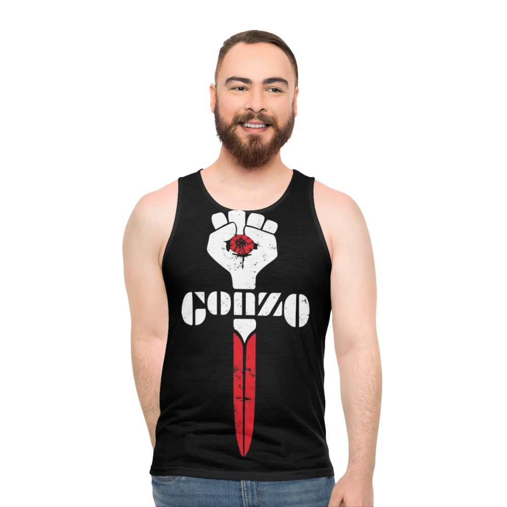 Gonzo Symbol Hunter S Thompson Unisex Tank Top