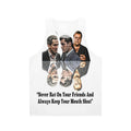 Goodfellas "Never Rat On Your Friends" movie-themed unisex tank top