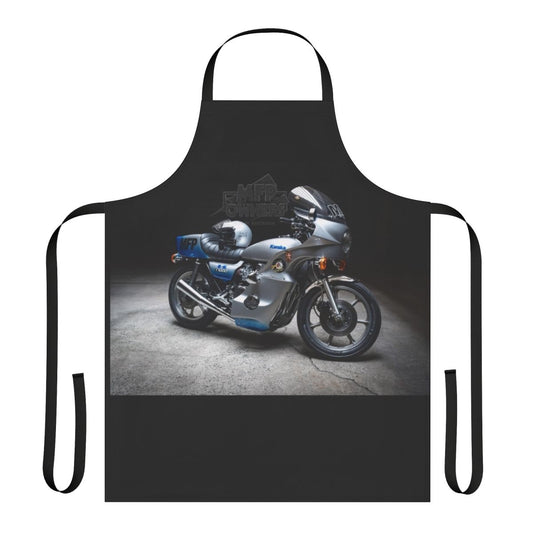 A durable, movie-inspired apron featuring a goose graphic and "Kwaka" text.