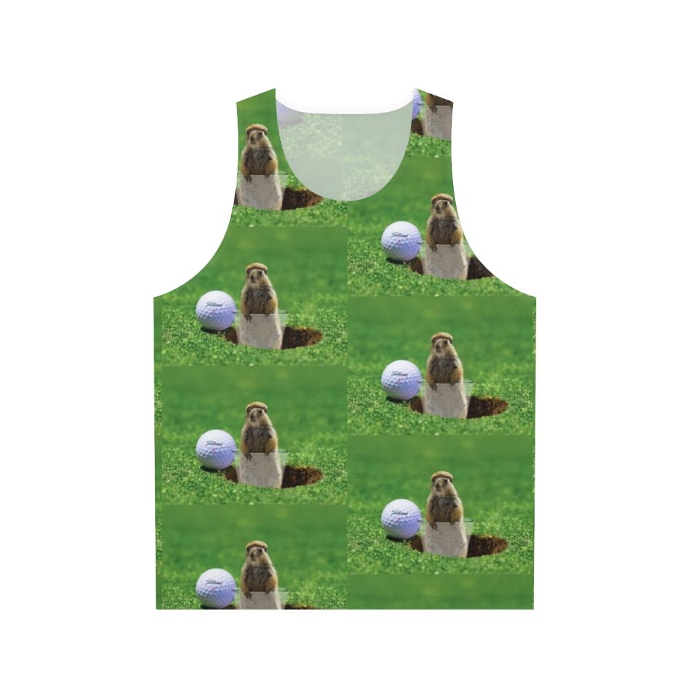 Gopher Golf Caddyshack Unisex Golf Tank Top