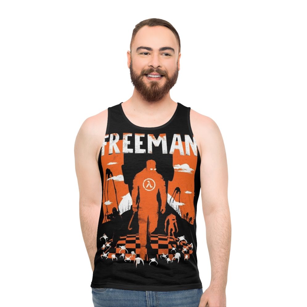 Gordon Freeman Half Life Unisex Tank Top