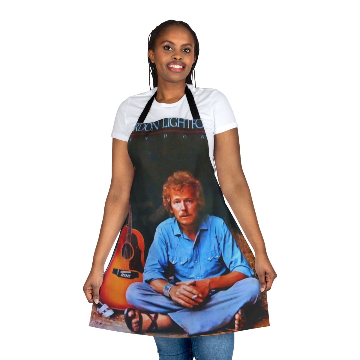 Apron featuring the album cover art for Gordon Lightfoot's "Sundown" album
