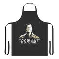 "Gorlami" inspired cooking apron featuring a design referencing the film Inglorious Basterds