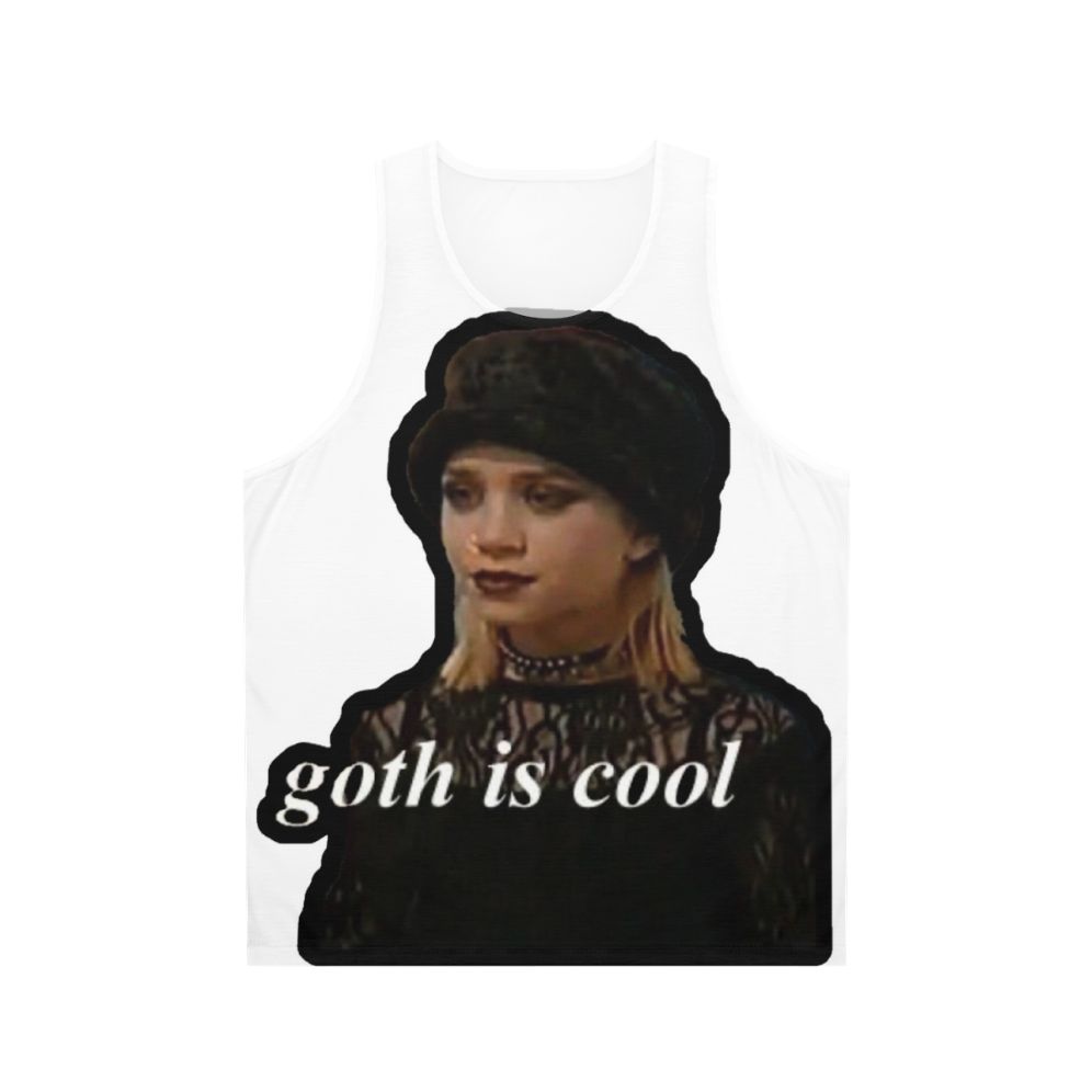 Goth aesthetic unisex tank top