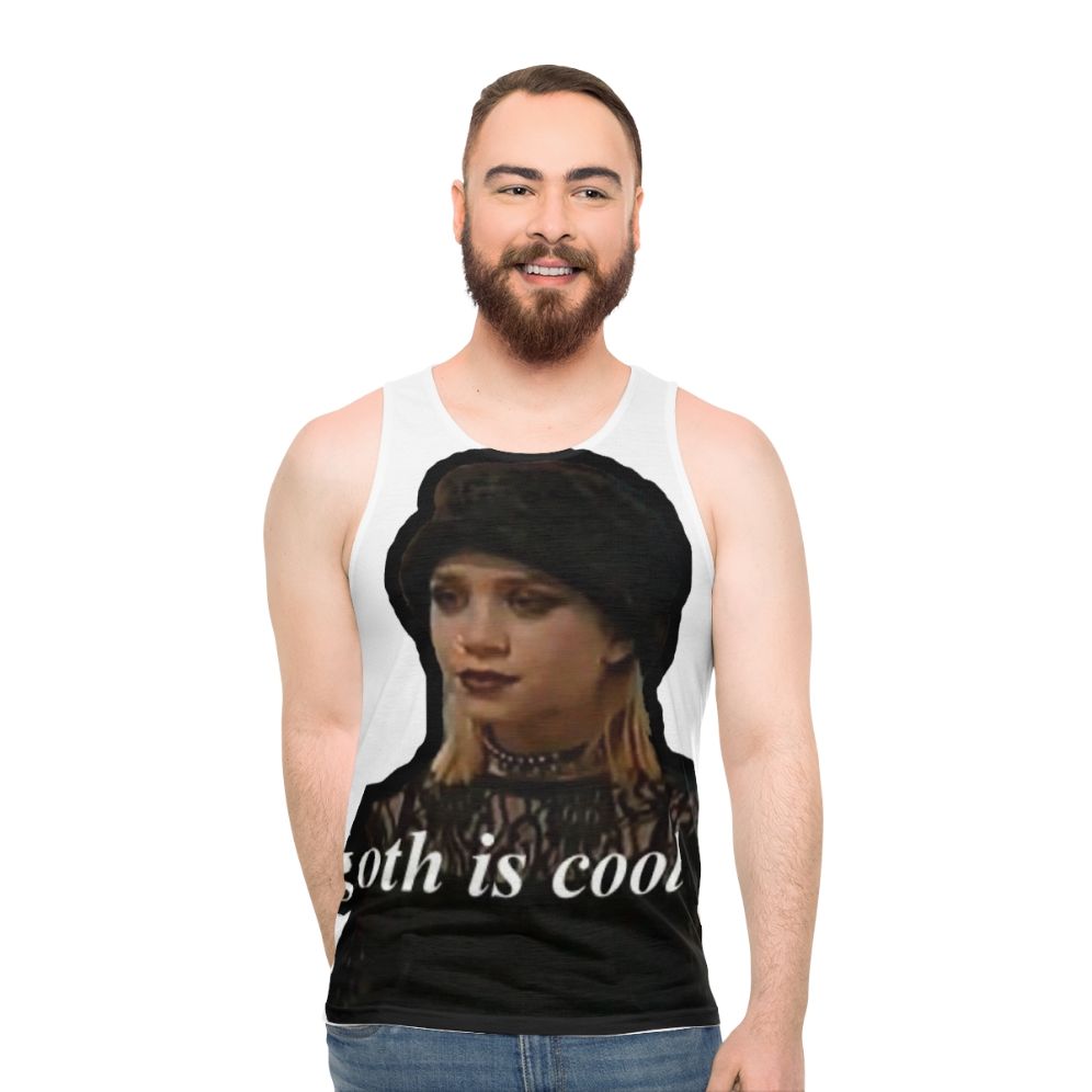 Goth aesthetic unisex tank top