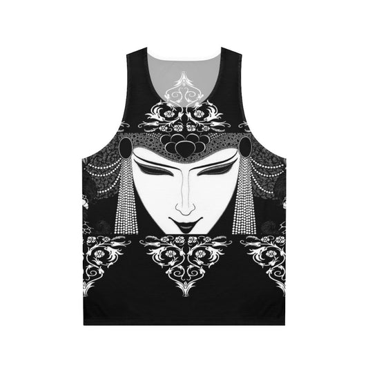 Goth inspired Aubrey Beardsley tank top