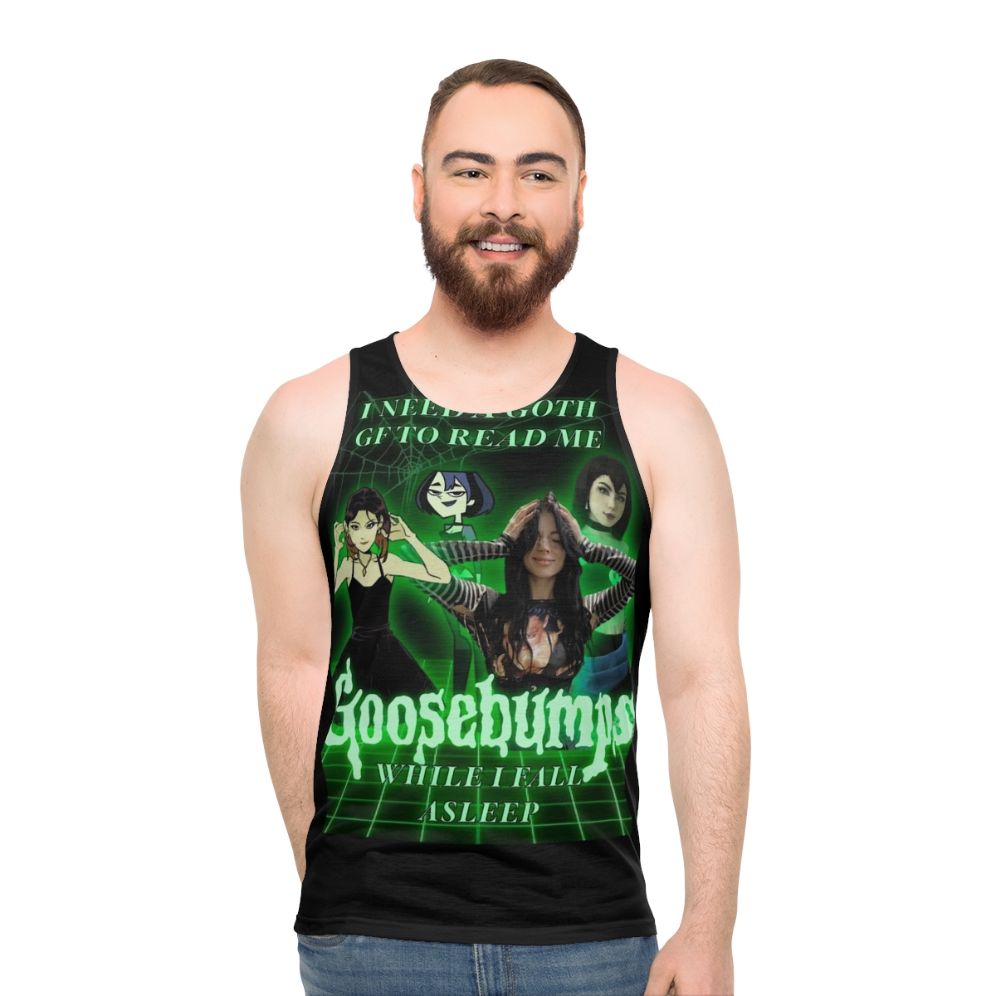 Goth Goosebumps Unisex Tank Top