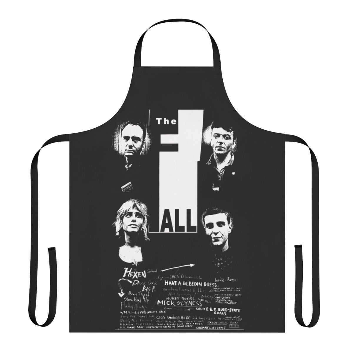 Goth-inspired apron for music fans