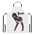 Siouxsie Sioux-inspired gothic apron with a retro 80s style