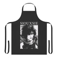 Black and white Siouxsie Sioux themed apron