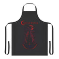 Castlevania-inspired apron with a gothic castle design