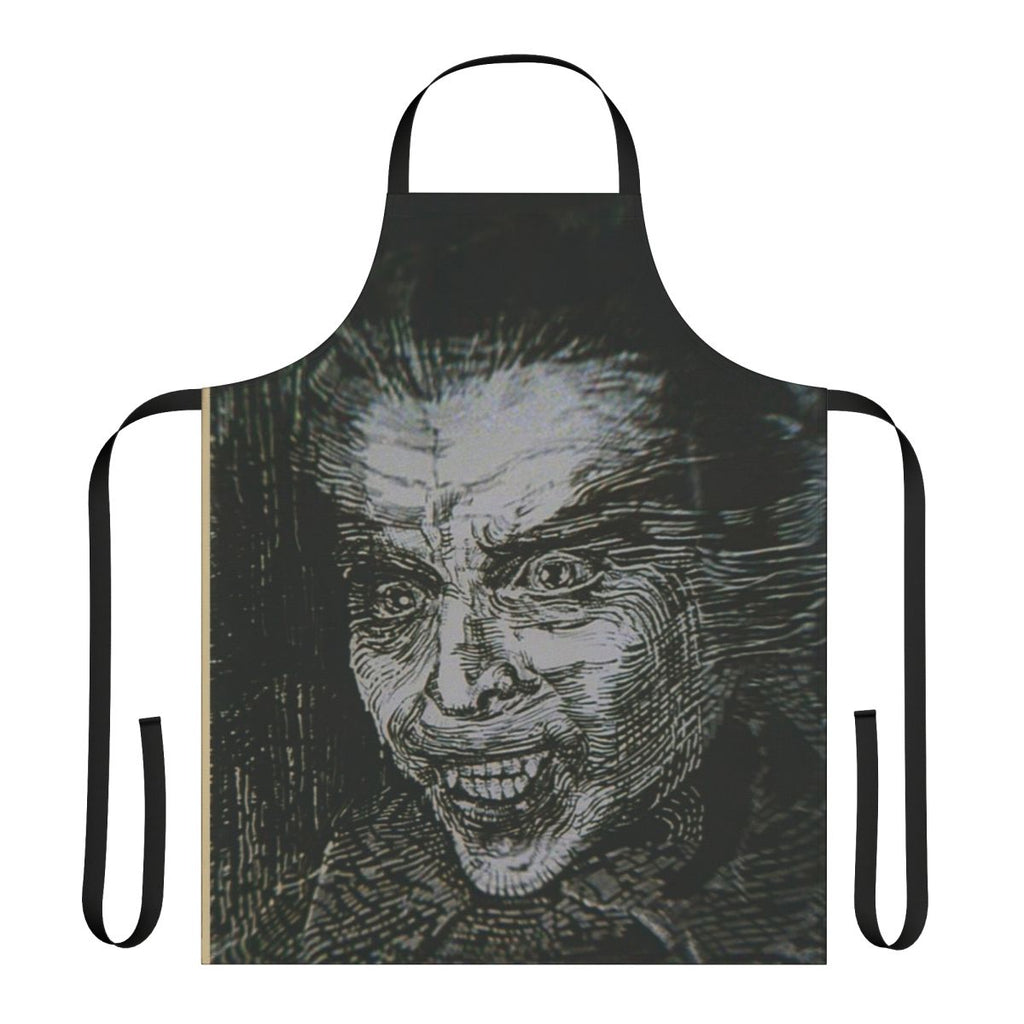 Apron featuring artwork inspired by the classic Dracula film starring Christopher Lee