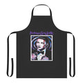 Gothic metal inspired kitchen apron featuring Motionless in White band imagery