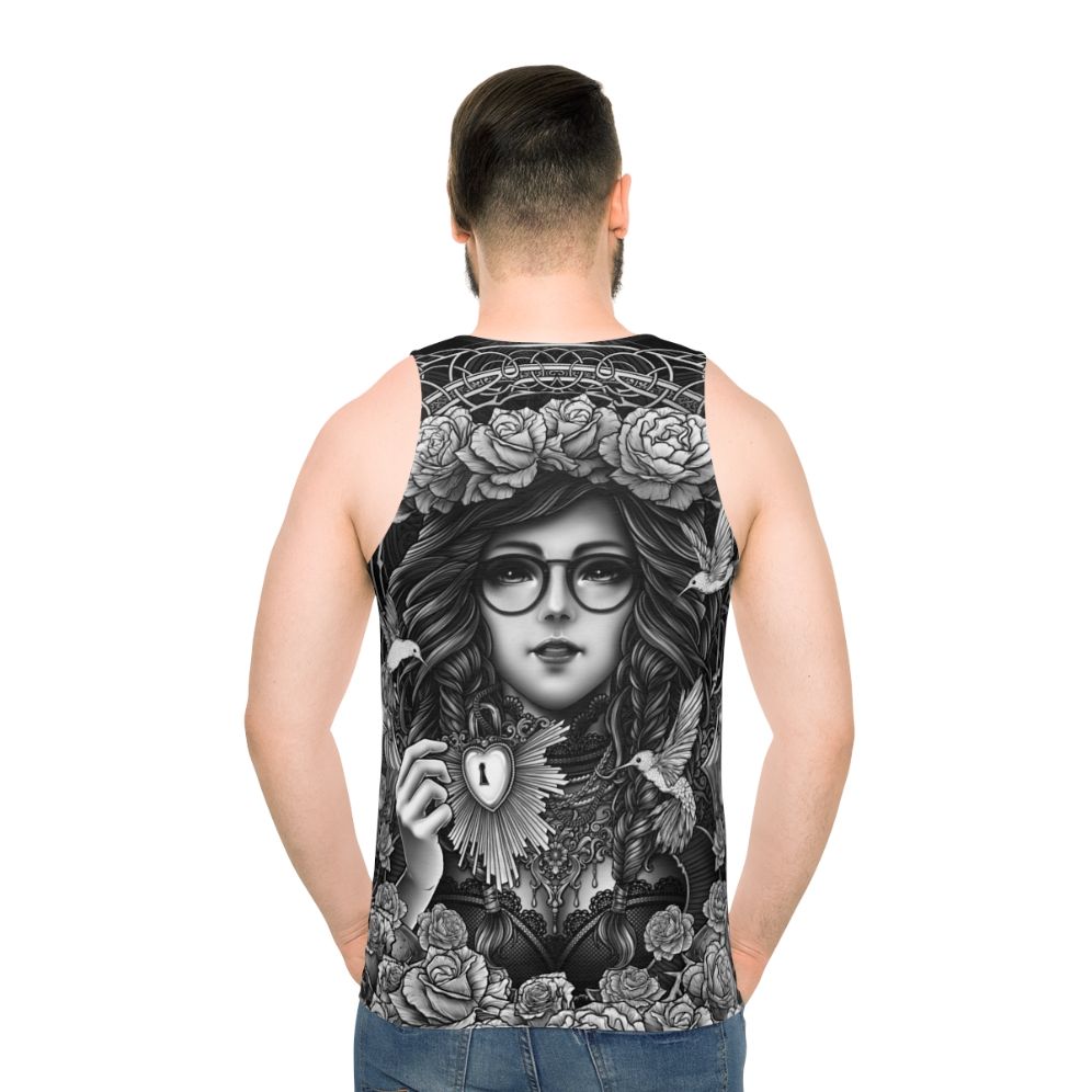 Gothic and occult inspired unisex tank top