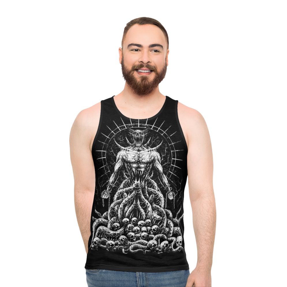 Gothic Satanic Lucifer Unisex Tank Top