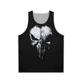 Gothic skull unisex tank top