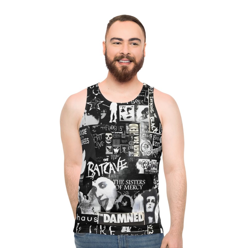 Gothic-inspired unisex tank top