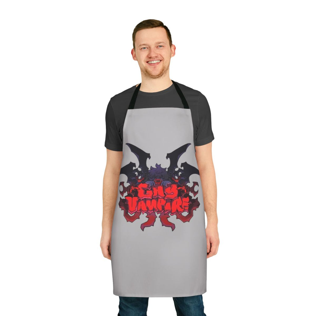 Gothic-style vampire-themed apron for the kitchen or dining room