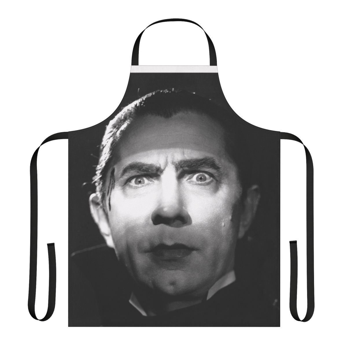 Bela Lugosi Dracula-inspired gothic vampire horror apron