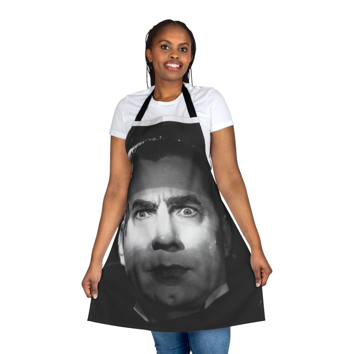 Bela Lugosi Dracula-inspired gothic vampire horror apron