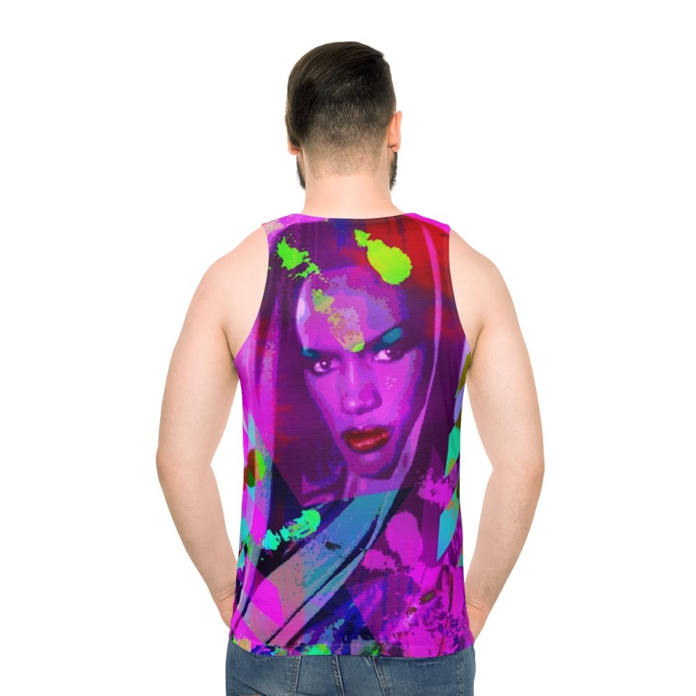 Unisex Grace Jones inspired LGBTQ pride tank top