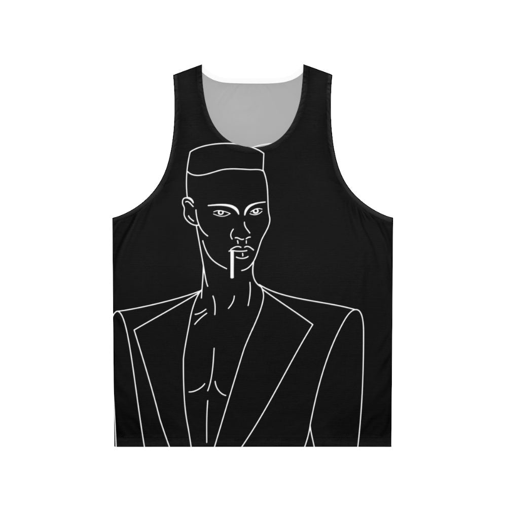 Grace Jones Unisex Eighties Music Icon Tank Top