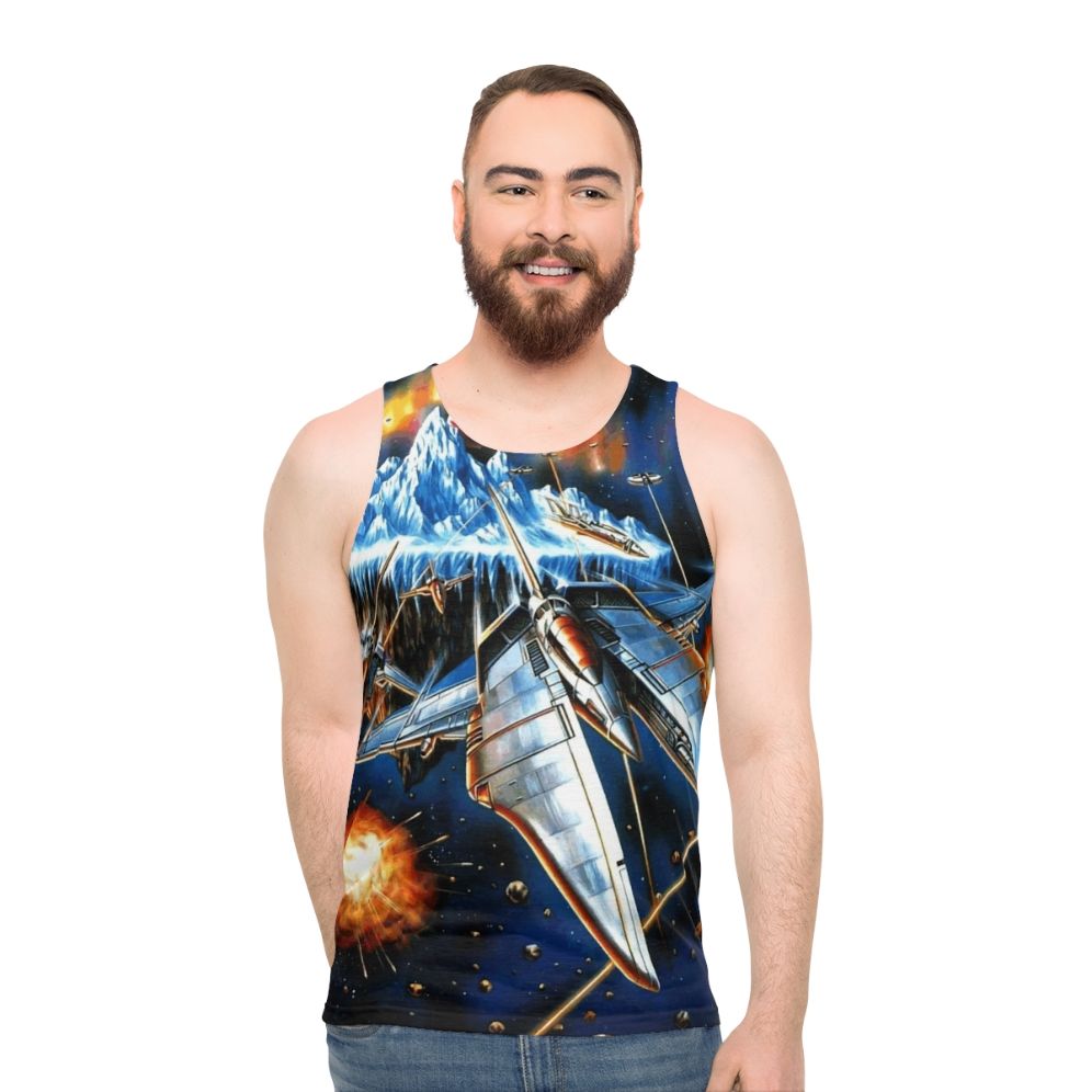 Gradius Gaiden retro gaming unisex tank top