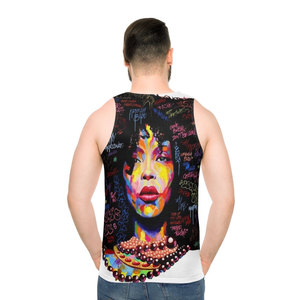 Graffiti Hair Unisex Tank Top
