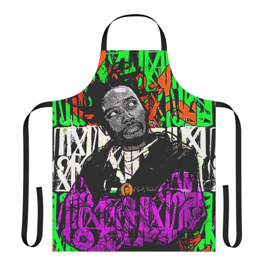 Graffiti-inspired apron with a classic hip hop design