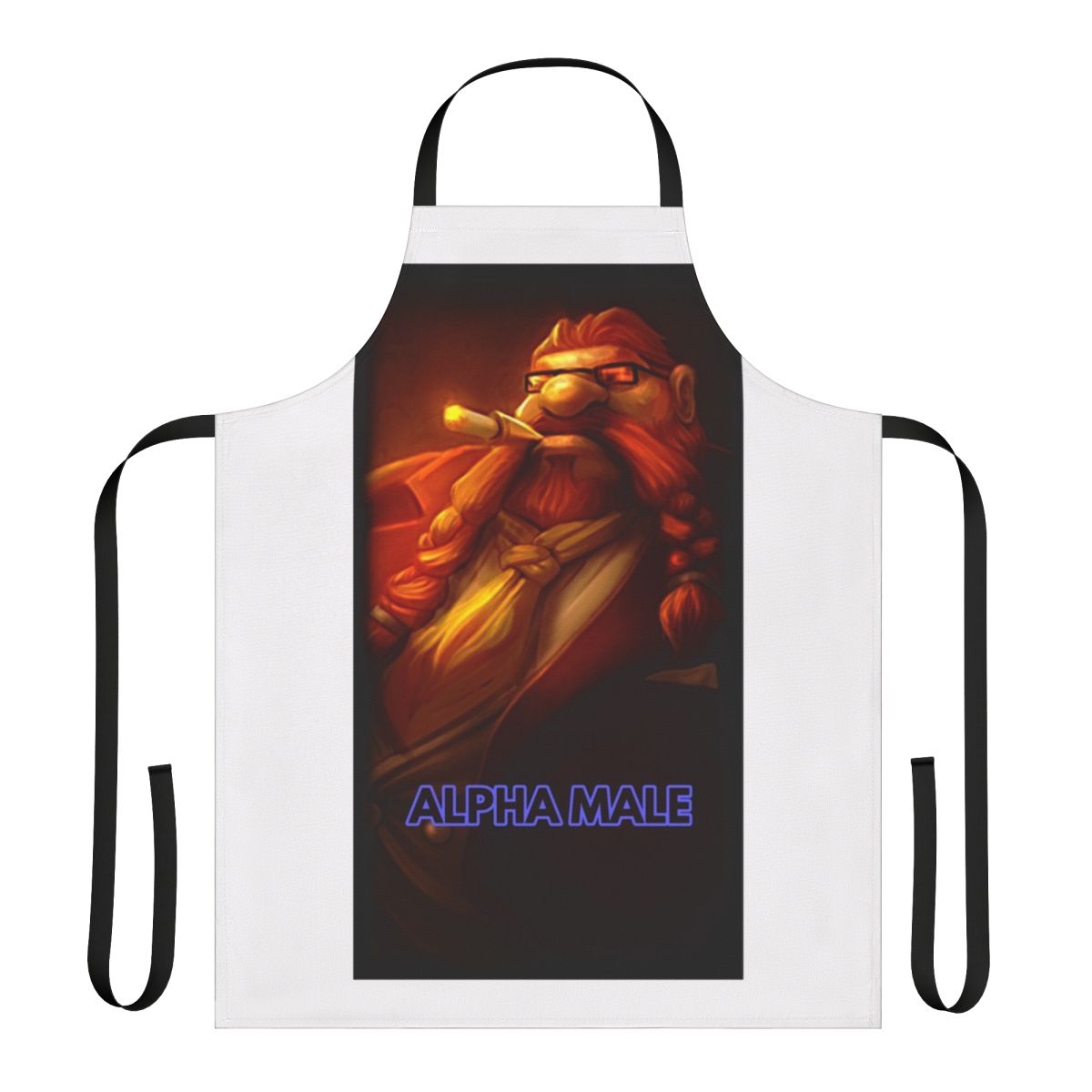 Gragas-themed cooking apron for league of legends and moba fans