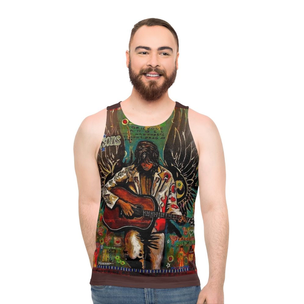 Gram Parsons Unisex Country Rock Tank Top