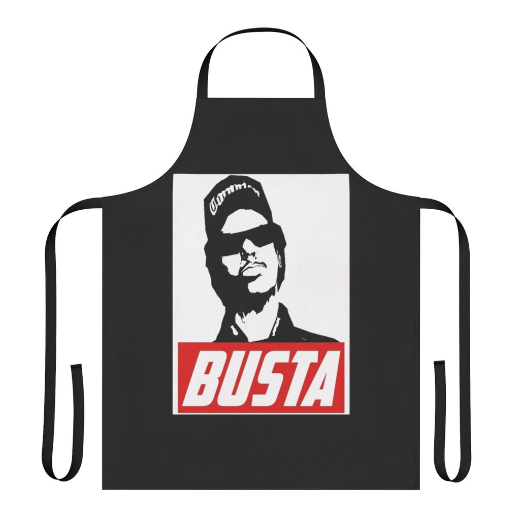 Grand Theft Auto inspired apron with Busta Straight Busta fan art design