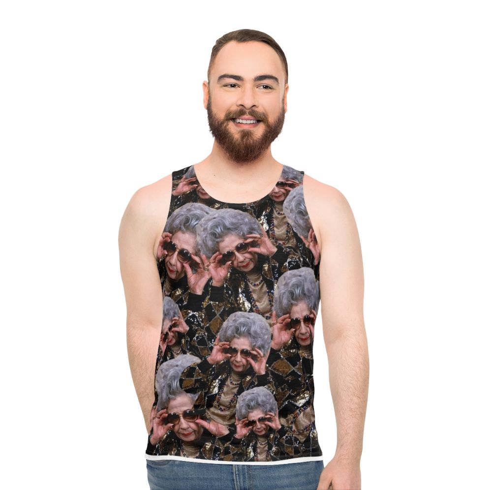 Grandma Yetta inspired unisex 90s novelty tank top