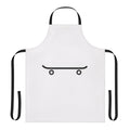 A stylish apron featuring a grandma ice skating design, perfect for the kitchen or hobby room.