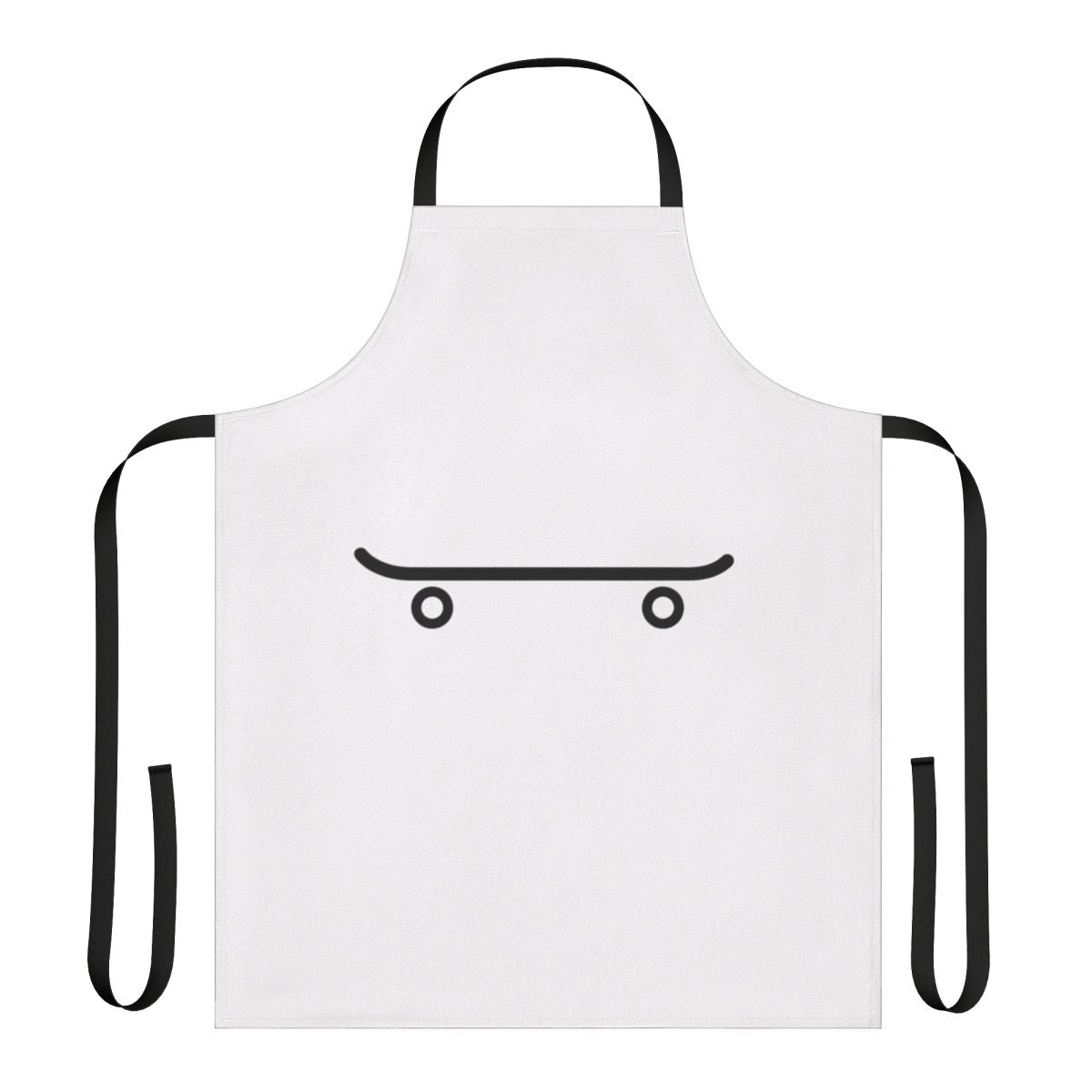 A stylish apron featuring a grandma ice skating design, perfect for the kitchen or hobby room.