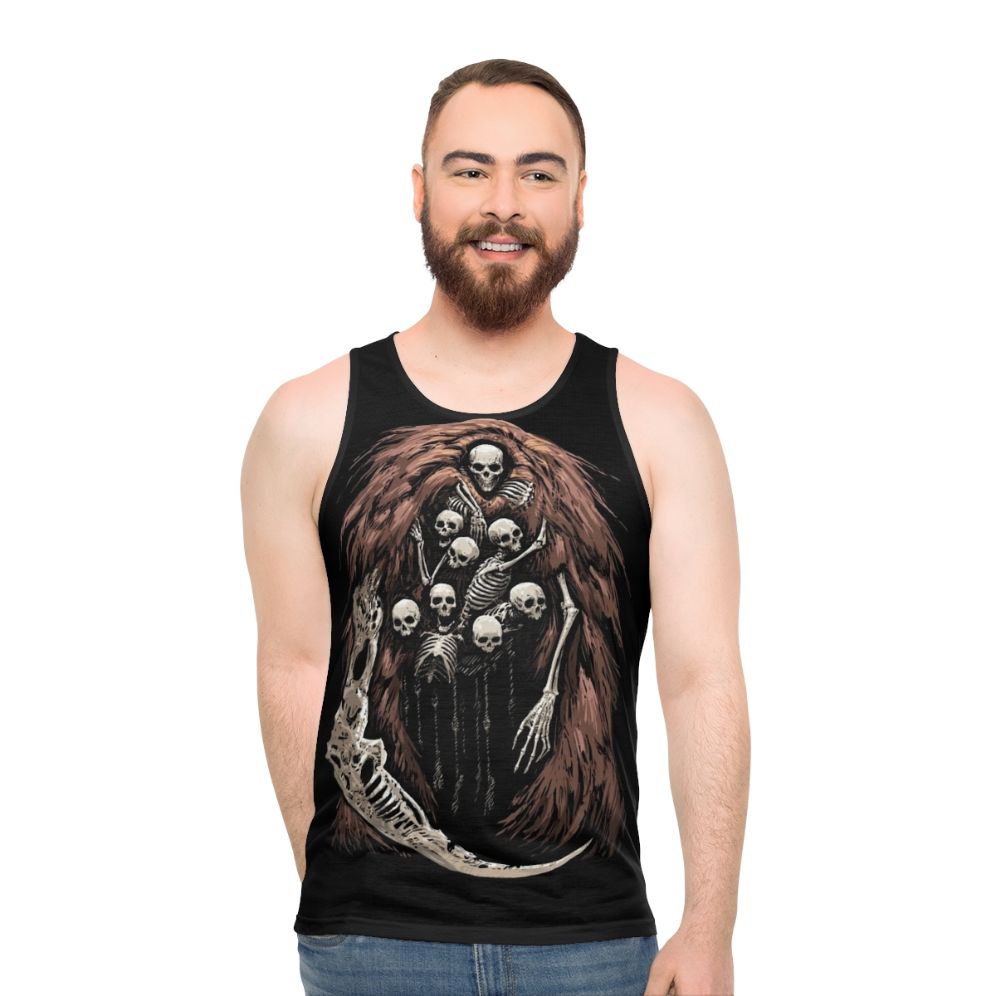 Gravelord skeleton unisex dark souls tank top