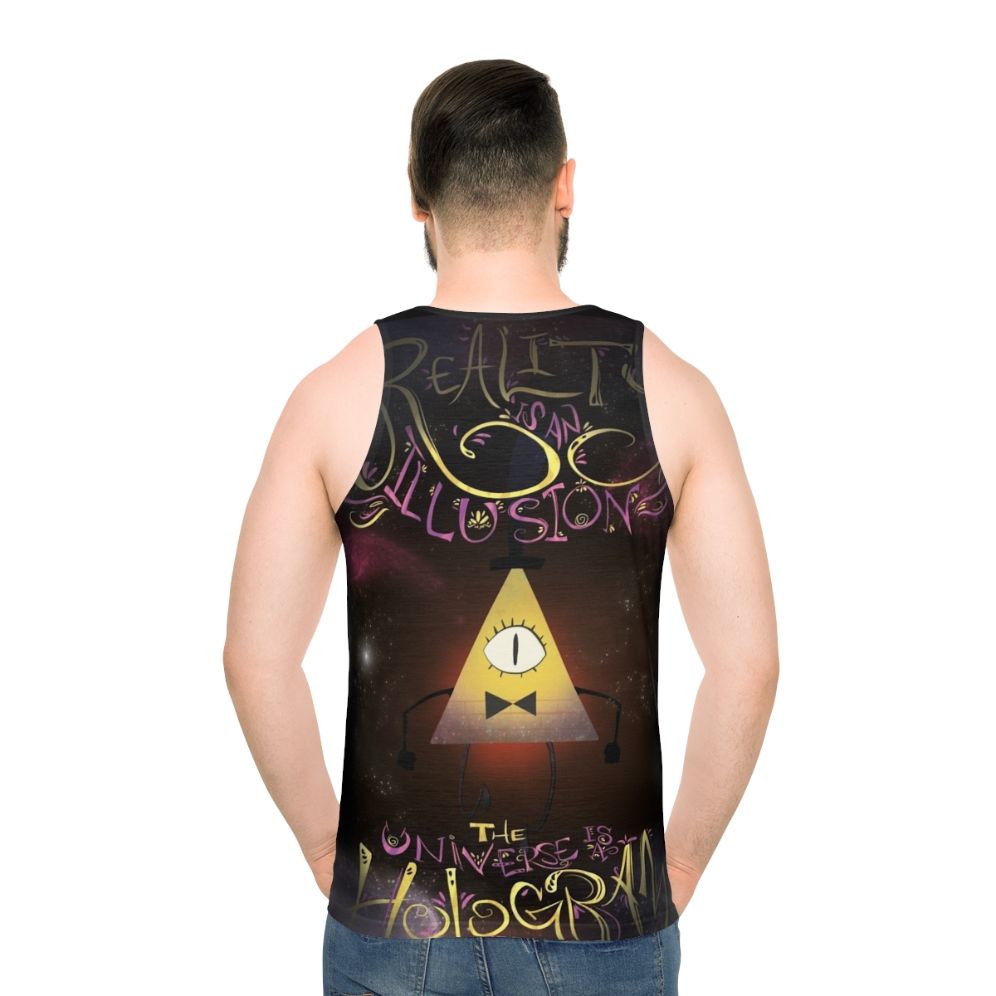Gravity Falls Bill Cipher "Reality Is An Illusion" Unisex Tank Top