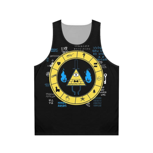 Gravity Falls Bill Cipher Zodiac Unisex Tank Top