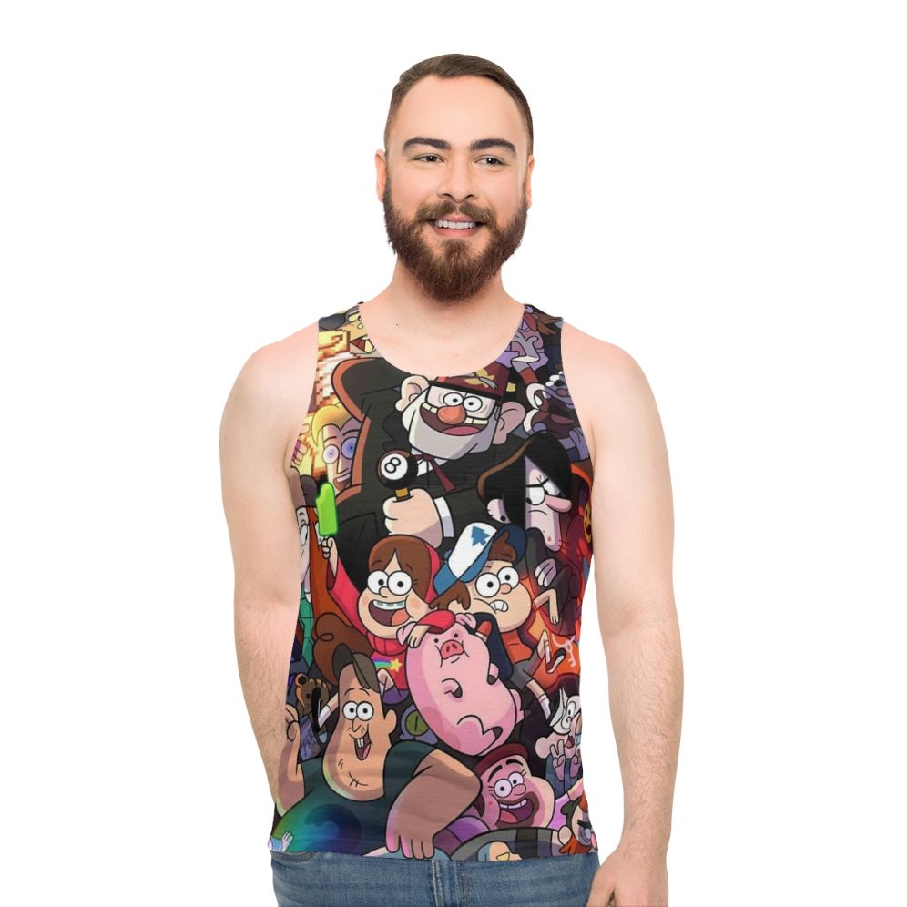 Gravity Falls Characters Unisex Tank Top