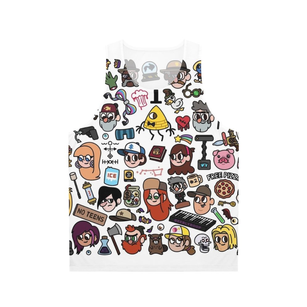 Gravity Falls Doodle Unisex Tank Top