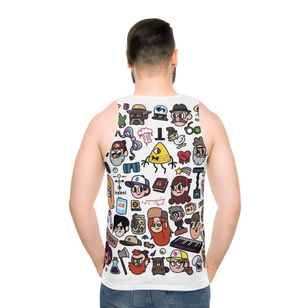 Gravity Falls Doodle Unisex Tank Top